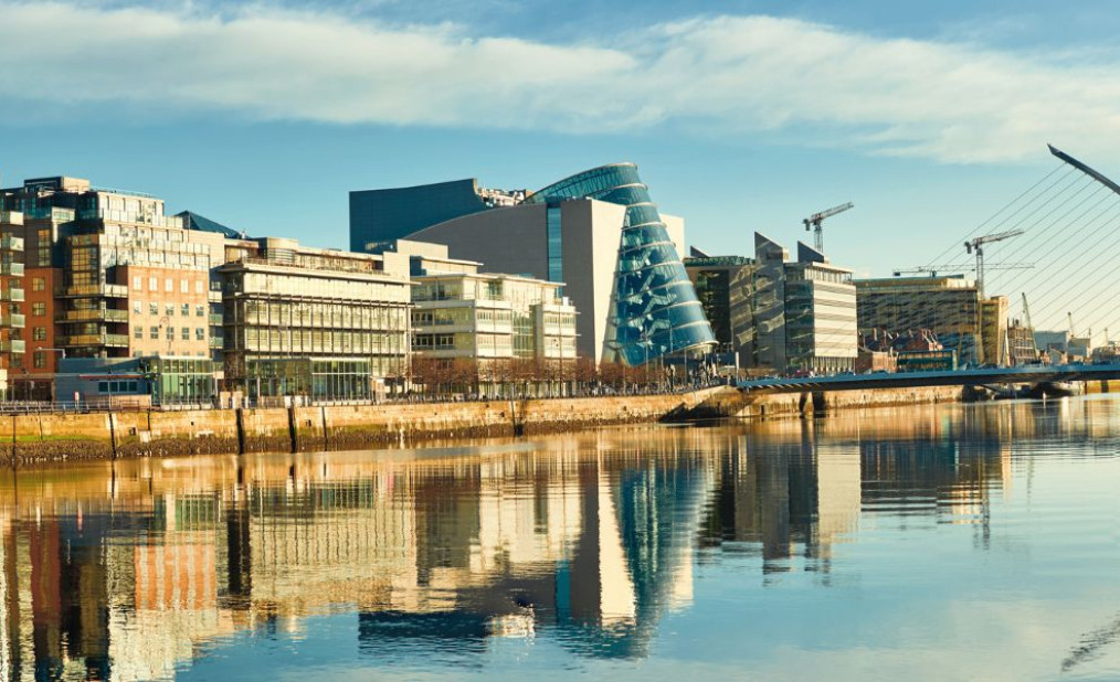 photo of Dublin city skyline