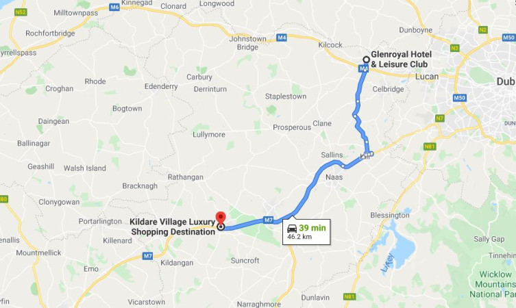 Directions to Kildare Village