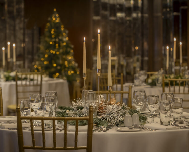 Glenroyal Hotel Connaught Centre Gala Dinner Close up 2 Christmas - Glenroyal Hotel