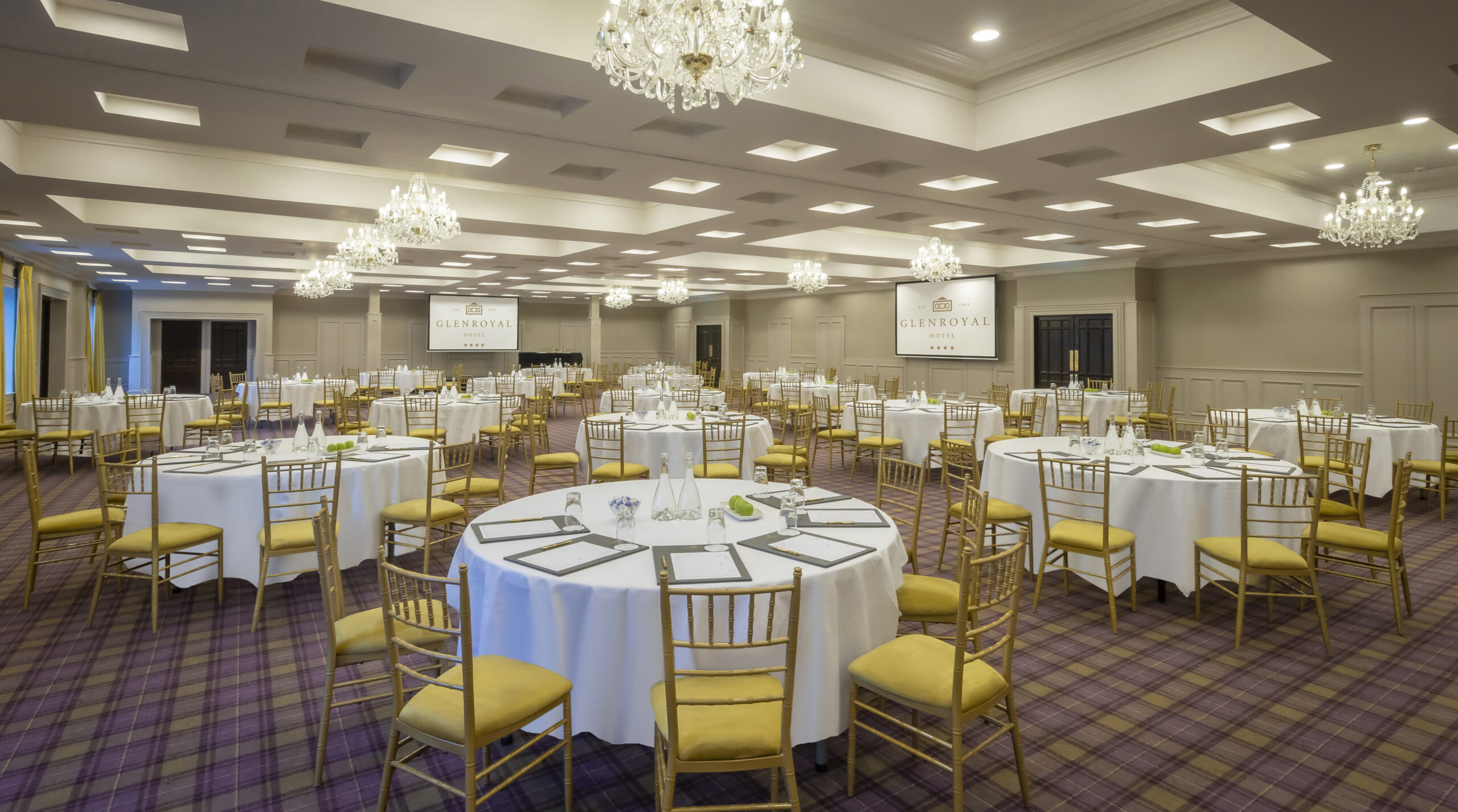 Glenroyal Hotel Corrib Centre Cabaret style 1 scaled - Glenroyal Hotel